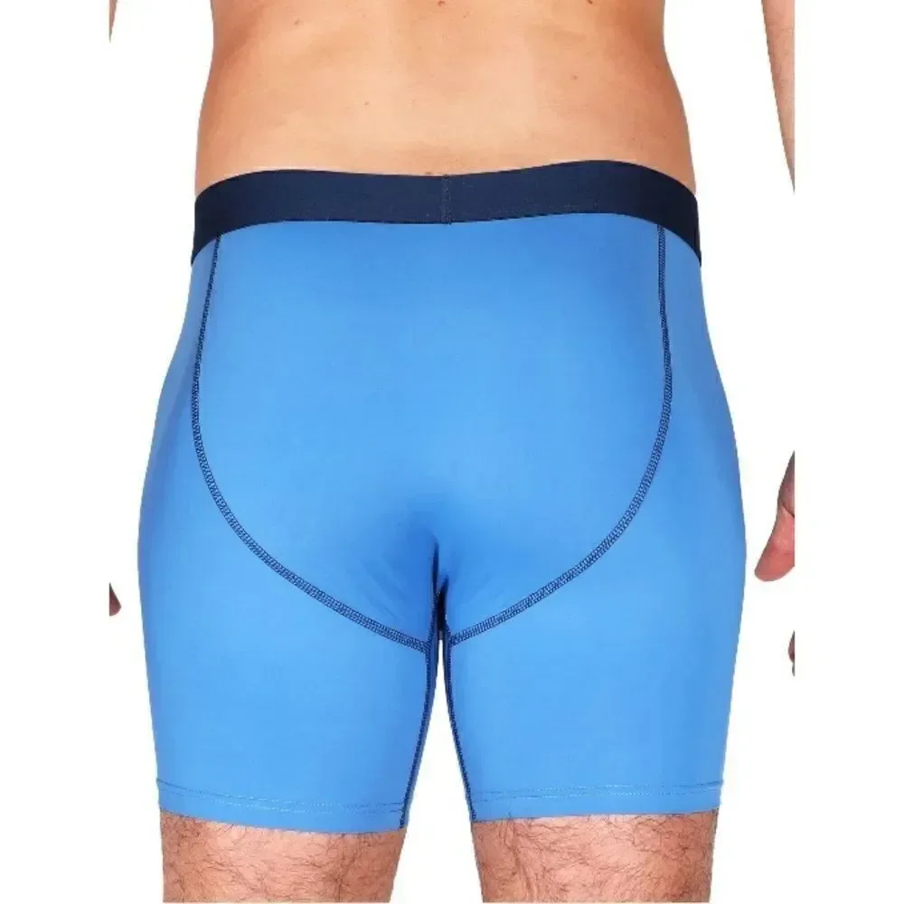 Men's Performance Nylon 6” Inseam Boxer Brief Underwear 2, 3-Packs Size M